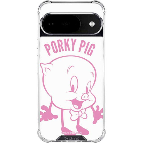 Looney Tunes Porky Pig Big Head Google Pixel 10 Clear Case